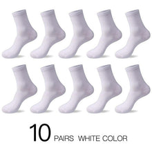 Load image into Gallery viewer, HSS 2020 Men's Cotton Socks New styles 10 Pairs / Lot Black Business Men Socks Breathable Spring Summer for Male US size(6.5-12)
