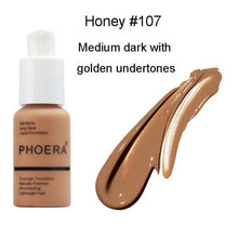 Load image into Gallery viewer, PHOERA Foundation Makeup 30ml Soft Matte Long Wear Oil Control Concealer Liquid Foundation Cream Fashion Womens maquillage