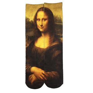 Unisex 3D Print Mens Art Socks Cotton for Lovers with Painting and Snacks Funny Socks Long Kawaii and Cool Gifts for Men 403