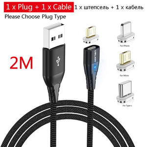 Magnetic Fast Cable Micro USB Charging Phone Android