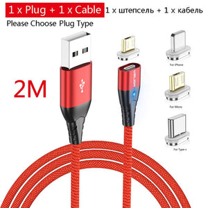 Magnetic Fast Cable Micro USB Charging Phone Android