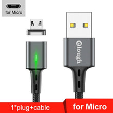 Load image into Gallery viewer, Micro USB Cable for iPhone Samsung Xiaomi Fast Magnetic Phone Charging Cord
