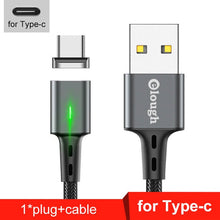 Load image into Gallery viewer, Micro USB Cable for iPhone Samsung Xiaomi Fast Magnetic Phone Charging Cord
