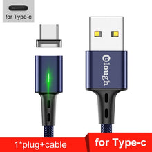 Load image into Gallery viewer, Micro USB Cable for iPhone Samsung Xiaomi Fast Magnetic Phone Charging Cord
