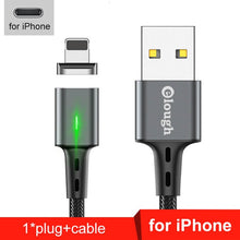 Load image into Gallery viewer, Micro USB Cable for iPhone Samsung Xiaomi Fast Magnetic Phone Charging Cord
