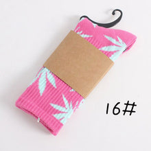 Load image into Gallery viewer, Winter high Quality Harajuku chaussette Style Weed Socks For Women Men&#39;s Cotton Hip Hop Socks Man Meias Mens Calcetines
