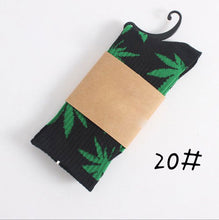 Load image into Gallery viewer, Winter high Quality Harajuku chaussette Style Weed Socks For Women Men&#39;s Cotton Hip Hop Socks Man Meias Mens Calcetines
