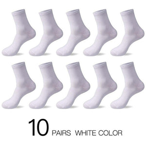 HSS 2020 Men's Cotton Socks New styles 10 Pairs / Lot Black Business Men Socks Breathable Spring Summer for Male US size(6.5-12)