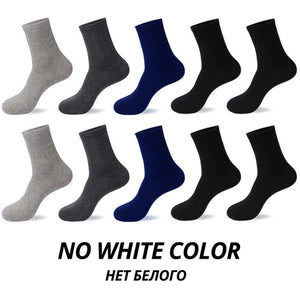 HSS 2020 Men's Cotton Socks New styles 10 Pairs / Lot Black Business Men Socks Breathable Spring Summer for Male US size(6.5-12)