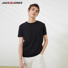 Load image into Gallery viewer, JackJones Men&#39;s Cotton T-shirt Solid Color Ice Cool Touch Fabric Men&#39;s Basic Top Fashion t shirt Jack Jones tshirt 220101546
