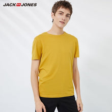 Load image into Gallery viewer, JackJones Men&#39;s Cotton T-shirt Solid Color Ice Cool Touch Fabric Men&#39;s Basic Top Fashion t shirt Jack Jones tshirt 220101546
