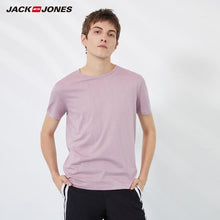 Load image into Gallery viewer, JackJones Men&#39;s Cotton T-shirt Solid Color Ice Cool Touch Fabric Men&#39;s Basic Top Fashion t shirt Jack Jones tshirt 220101546
